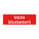 Vaste blusbatterij