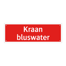 Kraan bluswater