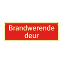 Brandwerende deur