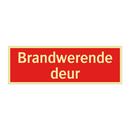 Brandwerende deur