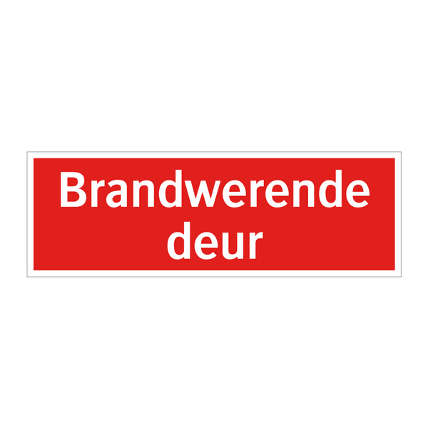 Brandwerende deur