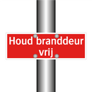 Houd branddeur vrij