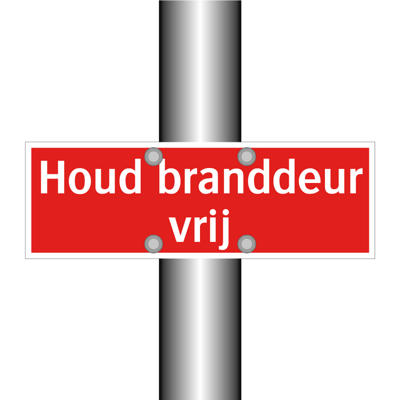 Houd branddeur vrij