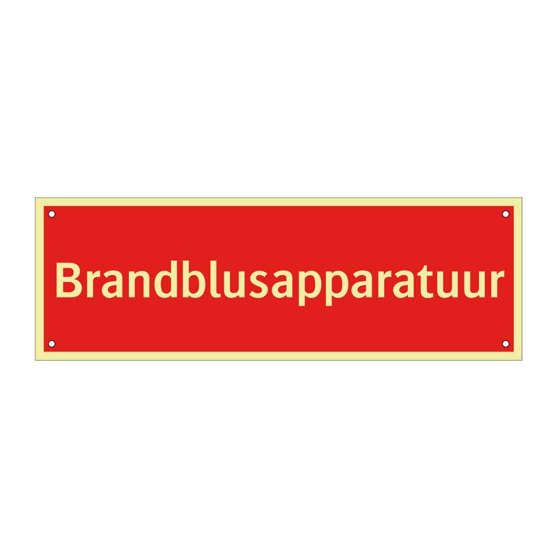 Brandblusapparatuur