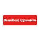 Brandblusapparatuur