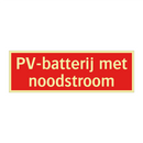 PV-batterij met noodstroom