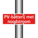 PV-batterij met noodstroom