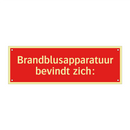 Brandblusapparatuur bevindt zich: