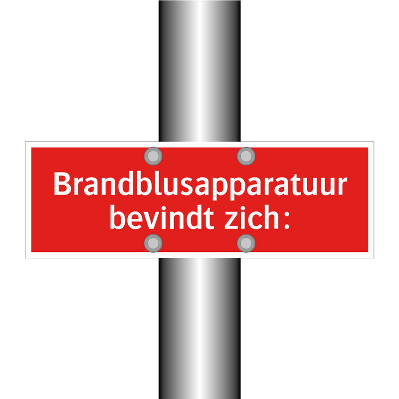 Brandblusapparatuur bevindt zich: