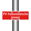 PV Fotovoltaïsche invoer