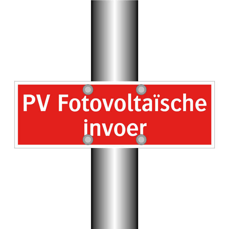 PV Fotovoltaïsche invoer