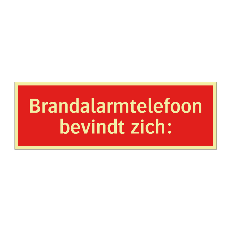 Brandalarmtelefoon bevindt zich: