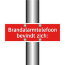 Brandalarmtelefoon bevindt zich: