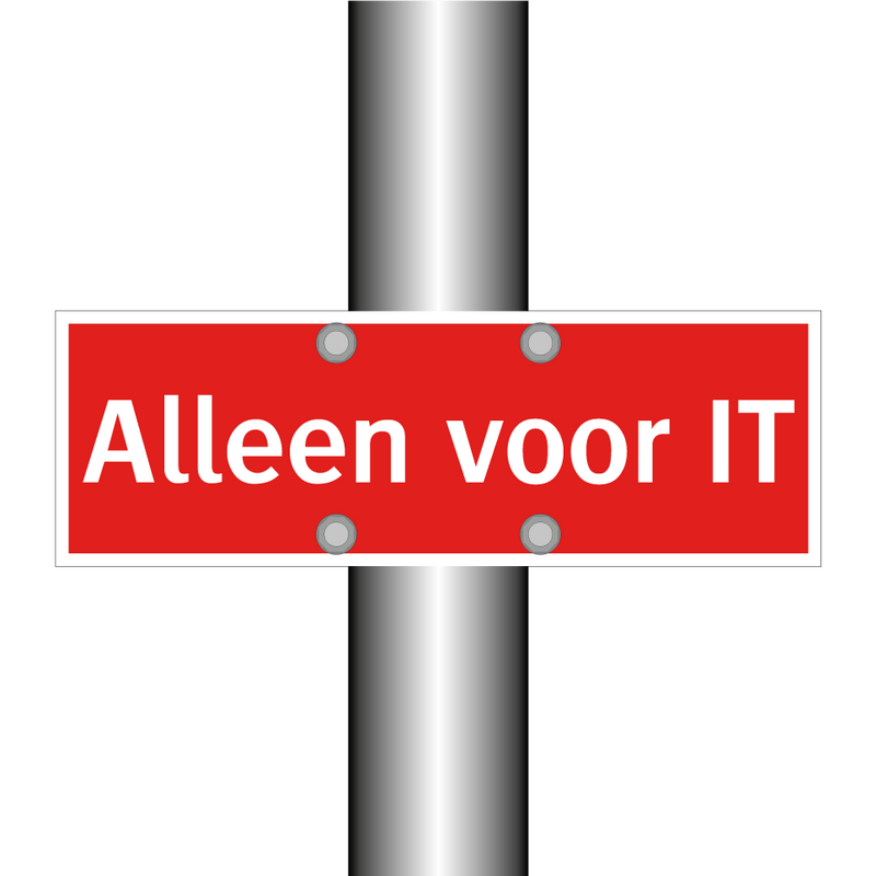 Alleen voor IT
