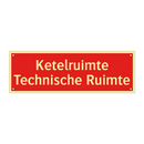 Ketelruimte Technische Ruimte