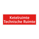 Ketelruimte Technische Ruimte