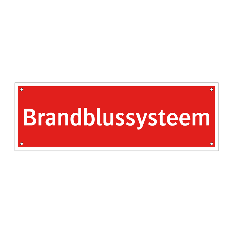 Brandblussysteem
