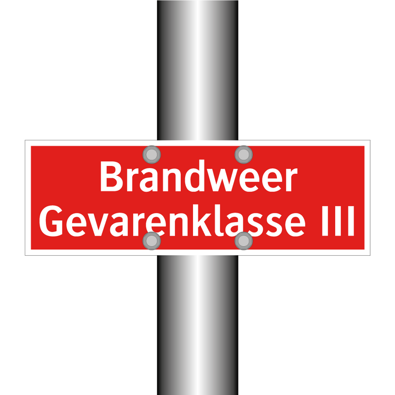 Brandweer Gevarenklasse III