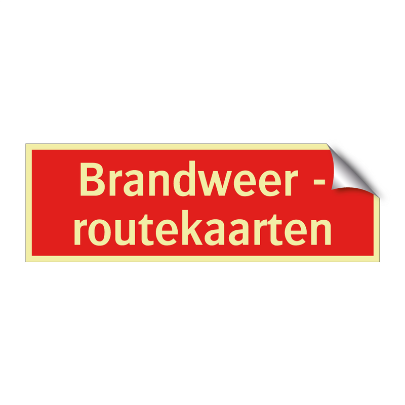 Brandweer - routekaarten
