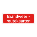 Brandweer - routekaarten