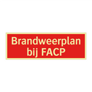Brandweerplan bij FACP