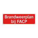 Brandweerplan bij FACP