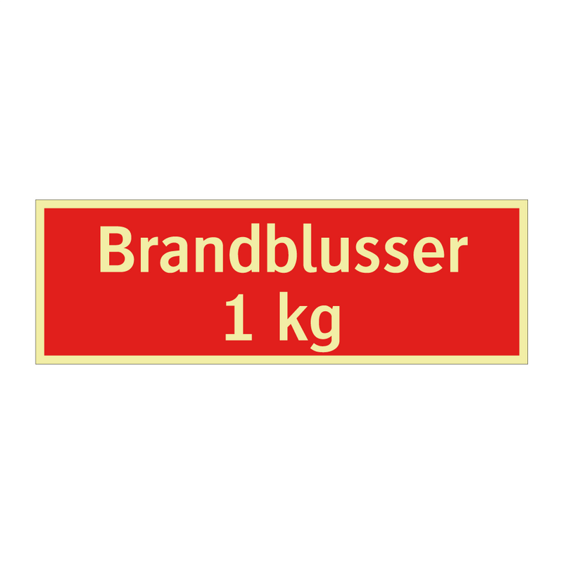 Brandblusser 1 kg