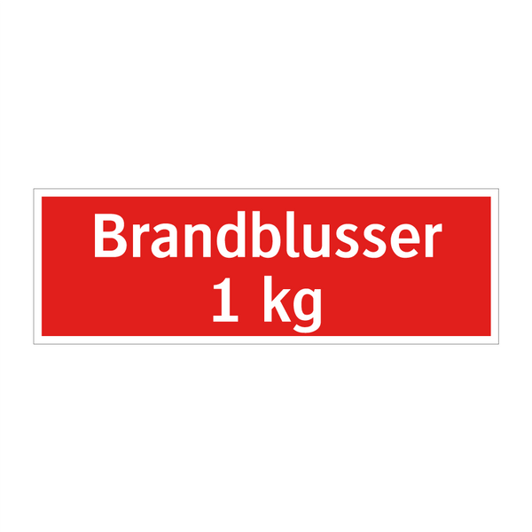 Brandblusser 1 kg