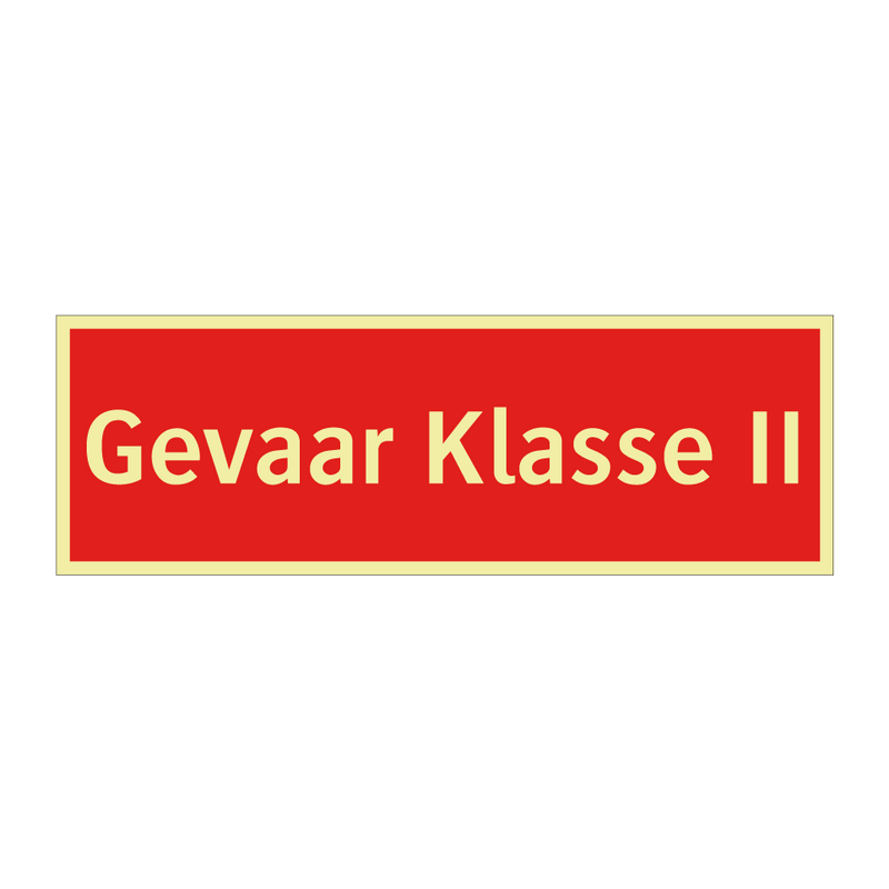 Gevaar Klasse II