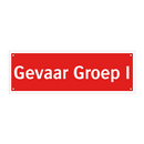 Gevaar Groep I