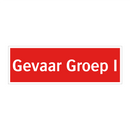 Gevaar Groep I