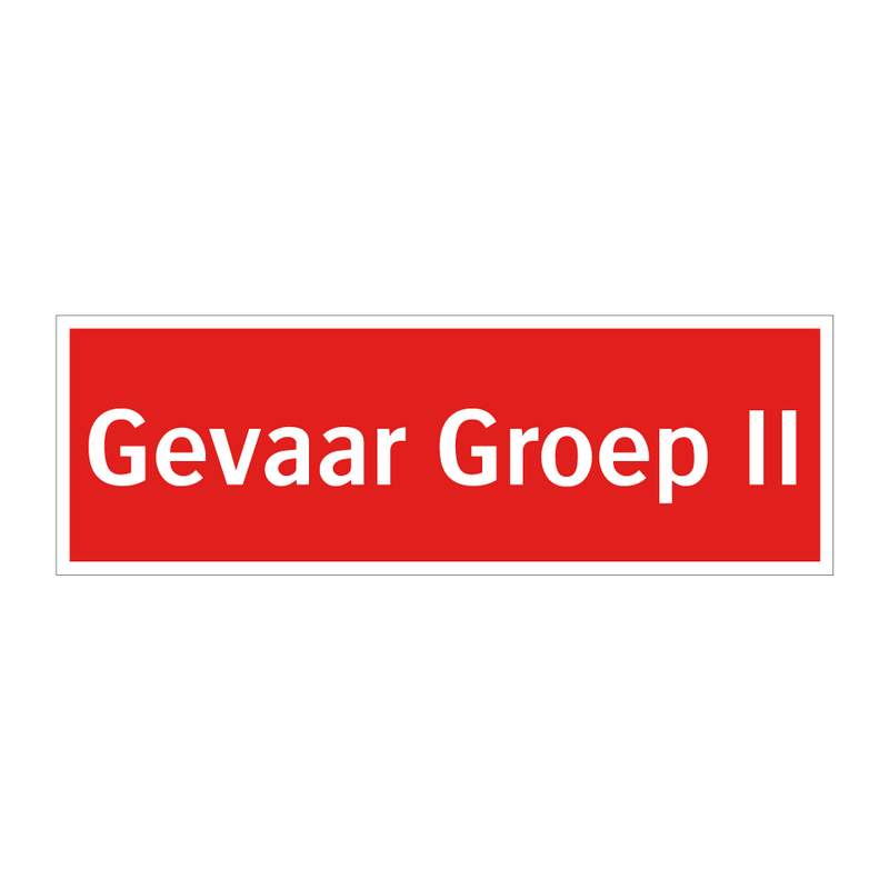 Gevaar Groep II