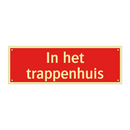 in het trappenhuis