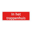 in het trappenhuis