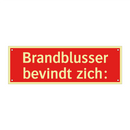 Brandblusser bevindt zich: