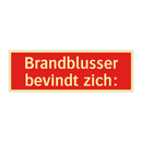 Brandblusser bevindt zich: