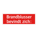 Brandblusser bevindt zich: