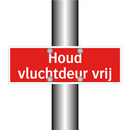 Houd vluchtdeur vrij