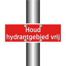 Houd hydrantgebied vrij