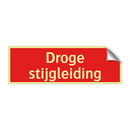 Droge stijgleiding