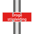 Droge stijgleiding