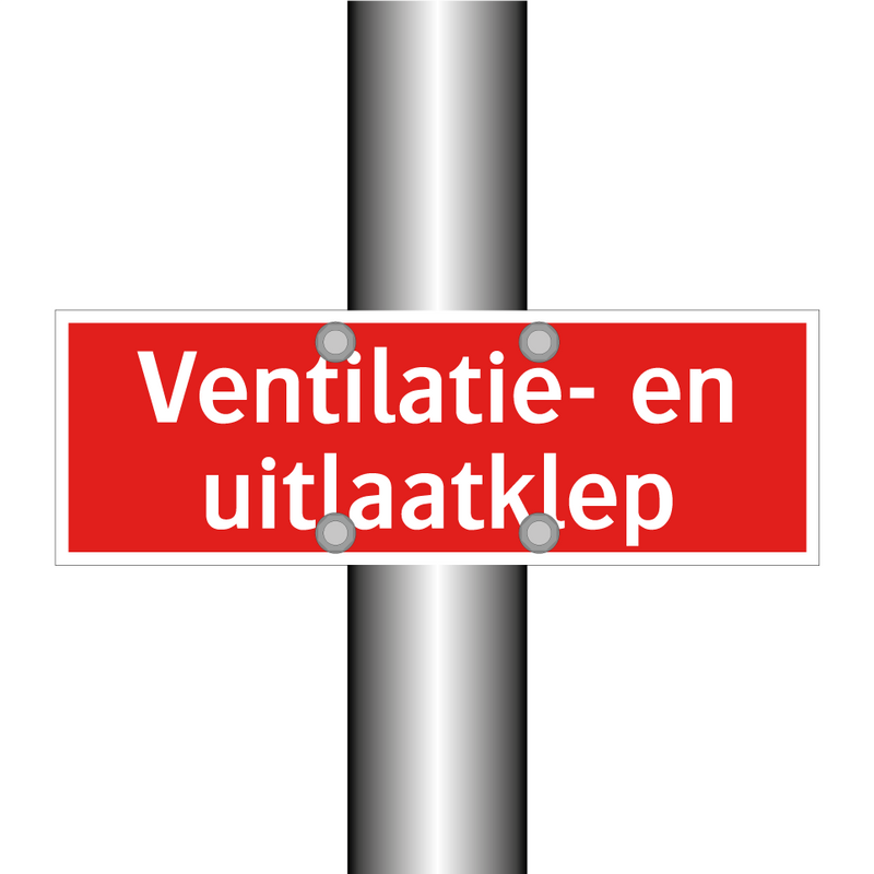 Ventilatie- en uitlaatklep