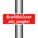 Brandblusser abc poeder