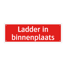 Ladder in binnenplaats