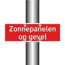 Zonnepanelen op gevel
