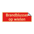 Brandblusser op wielen