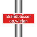 Brandblusser op wielen