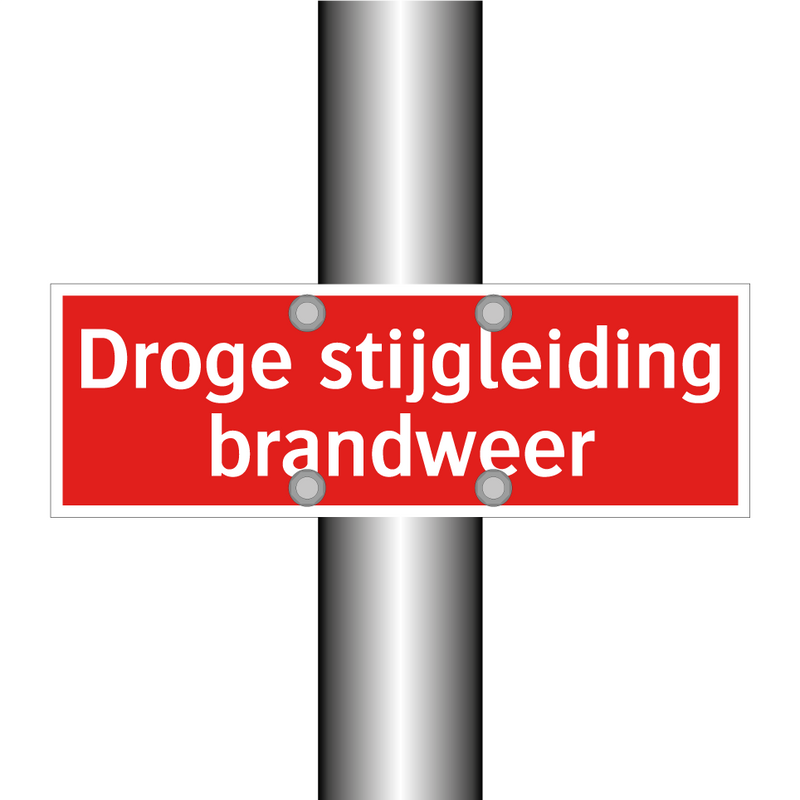 Droge stijgleiding brandweer