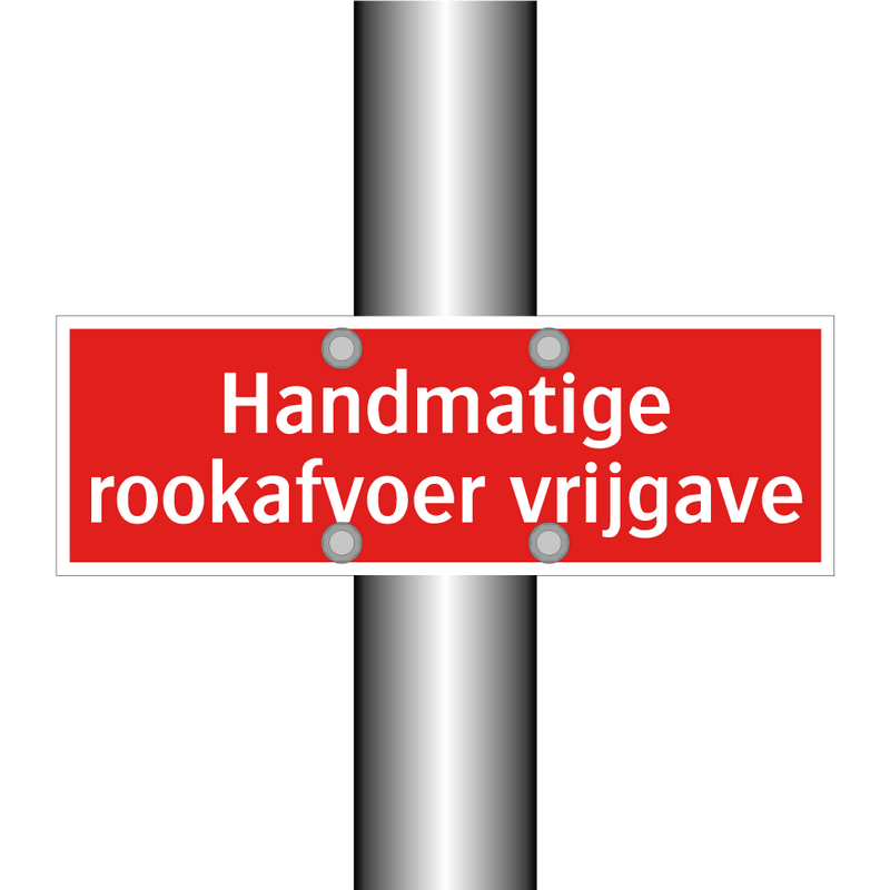 Handmatige rookafvoer vrijgave