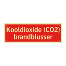 Kooldioxide (CO2) brandblusser